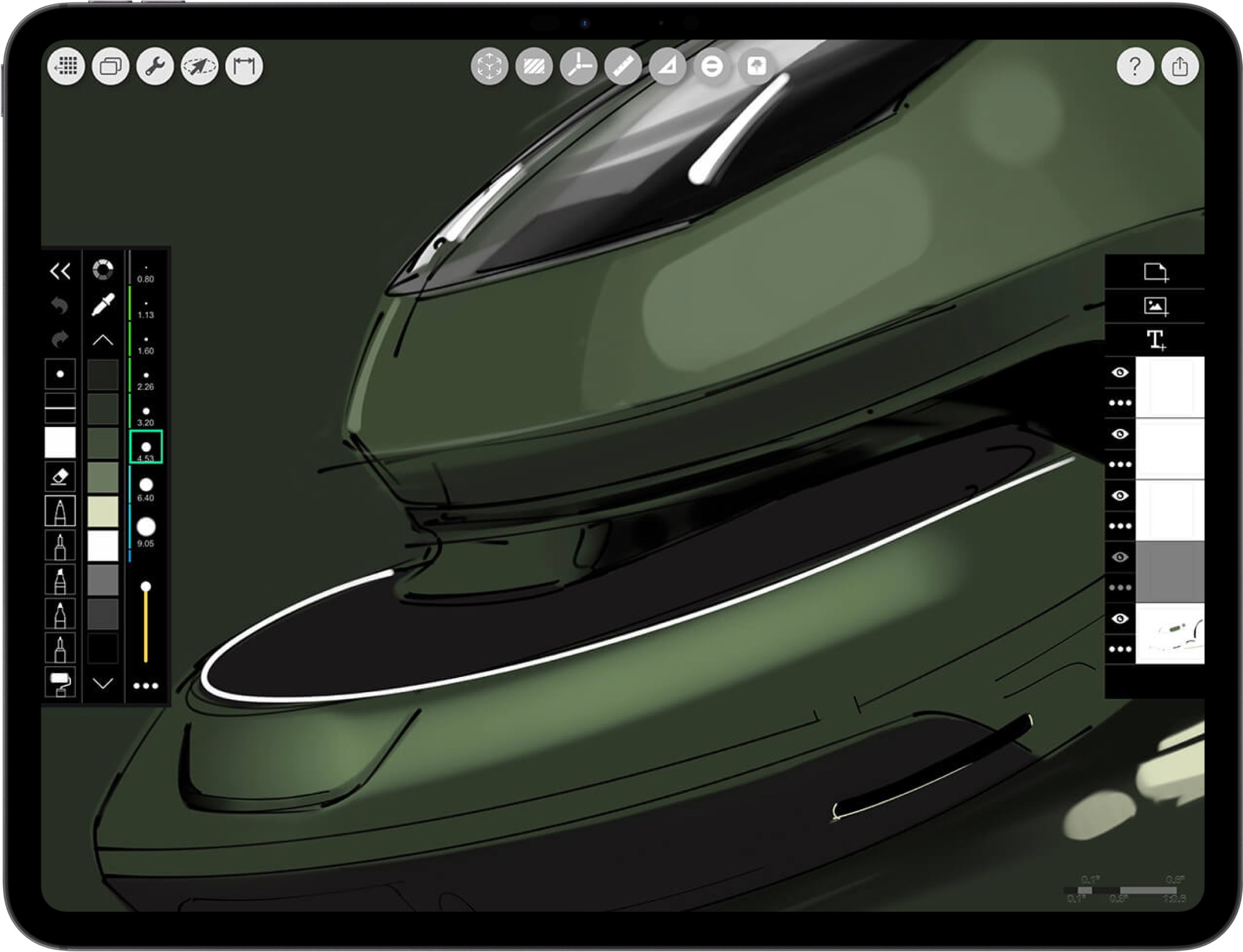 best App for architects _ iPad drawing for industrial design _  product sketch
