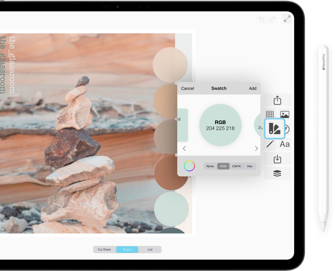 Morpholio Board: Explore Color in Swatch Maker